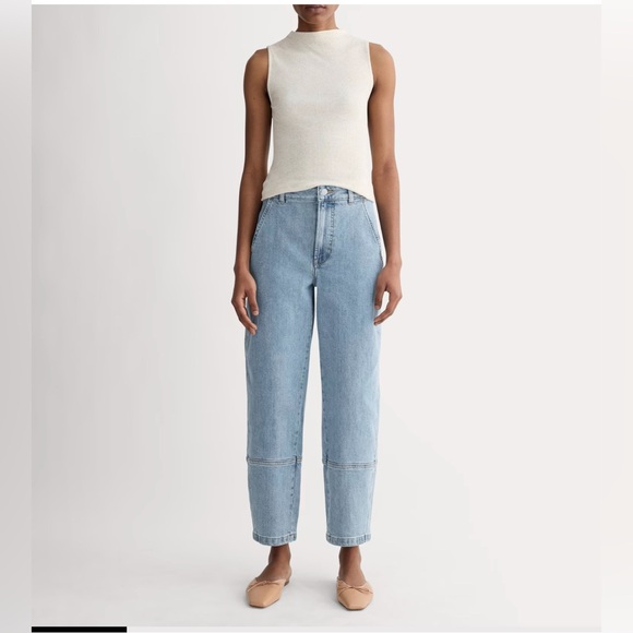 Everlane The Utility Barrel Jean size 27 light wash - Picture 3 of 7